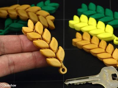 Flexi Ear of Wheat keychain