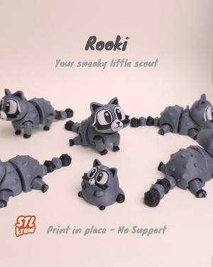 Cute articulated Raccoon - Rookie, no support