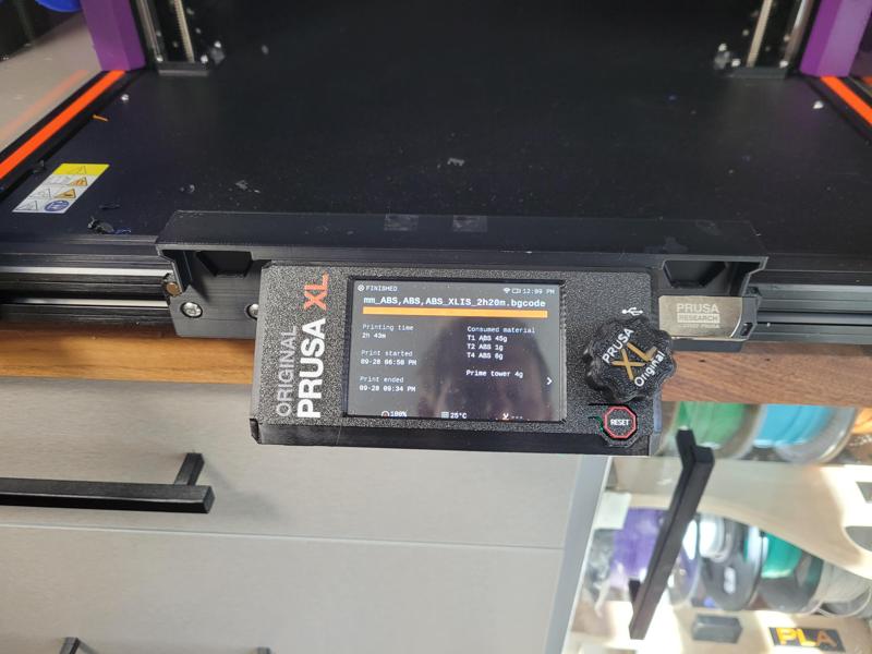 Draft Stop For behind the factory LCD screen