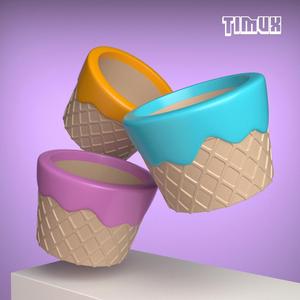 ICE CREAM POT - PENHOLDER