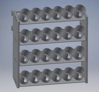 VALLEJO PAINT STAND FOR IKEA SKADIS   