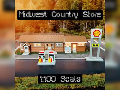 Midwest Country Store - 1:100 Scale
