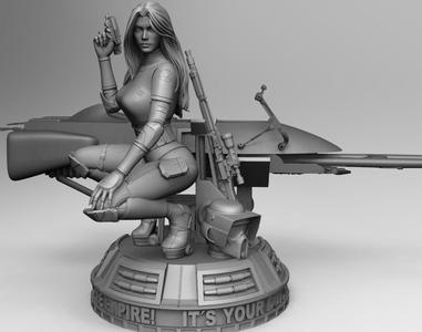 Pin Up Scout Trooper