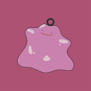 Ditto - Pokemon Keychain or Ornament - Multicolor .3mf File