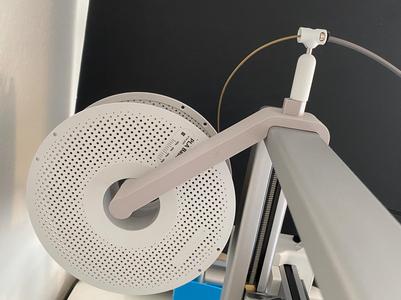 BambuLab A1 back spool holder with Filament guide 