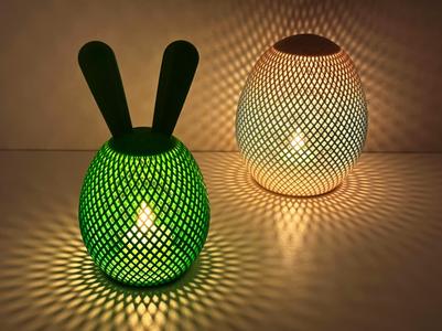 Meshed Easter Egg Tea Light Holder