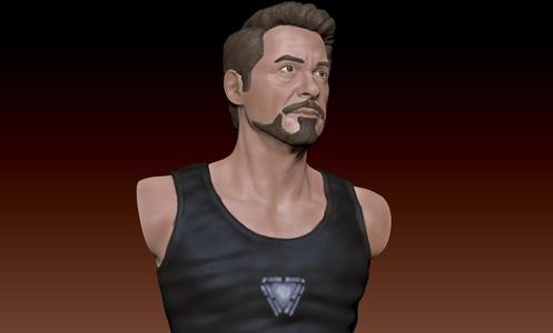 Tony Stark bust