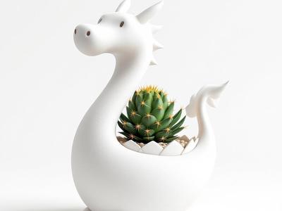 Dino Vase & Planter – Home or Office Decor