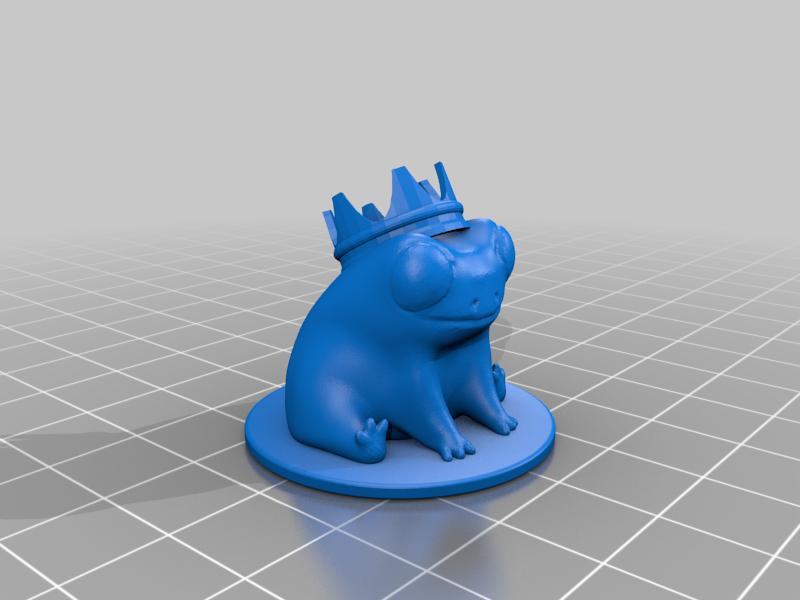 Fred The Frog but he's a King