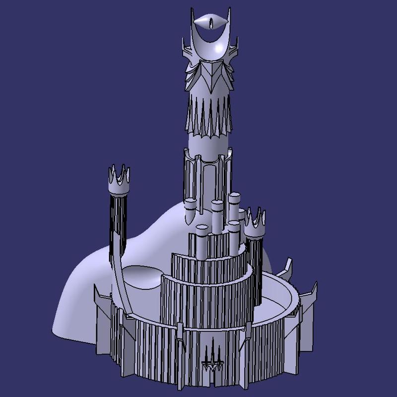 Barad-Dur Dice Tower (Eye of Sauron)
