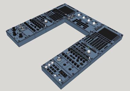 A320 Full pedestal - PCB Compatible