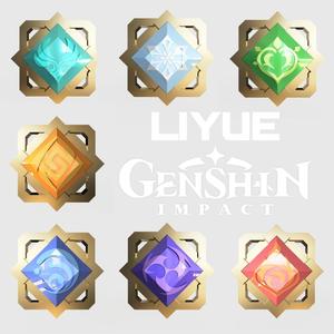 All pieces Liyue - Genshin Impact