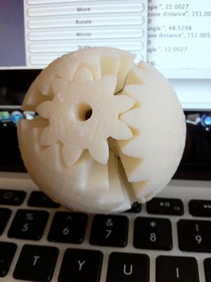 Eccentric Sphere Gears