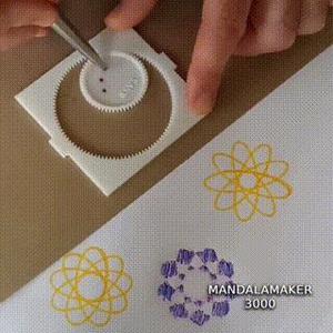 MandalaMaker 3000 – 🌀🎨 Create, Color and Relax!