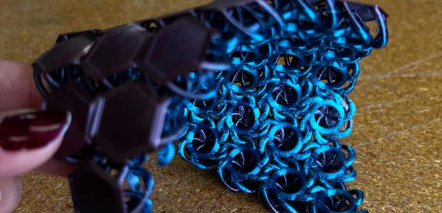 3D Printed Fabric - Mesh Set of 4 variations