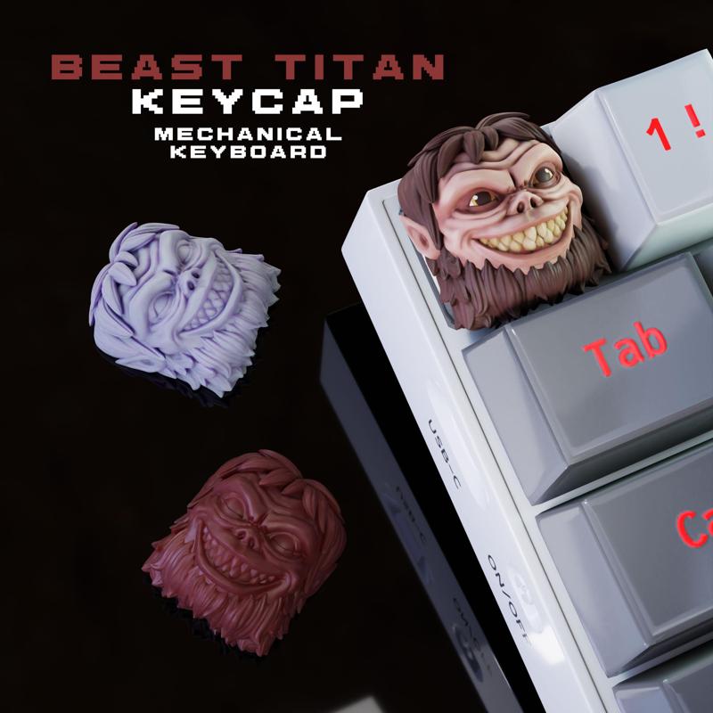 Beast Titan - Keycap 3D for mechanical keyboard -ATTACK ON TITAN - SHINGEKI NO KYOJIN