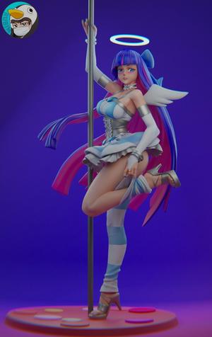 Stocking pantystoking with garterbelt