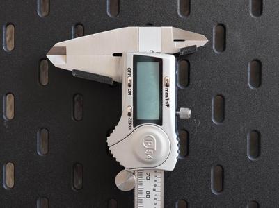 Minimalist Caliper Holder - Ikea Skadis