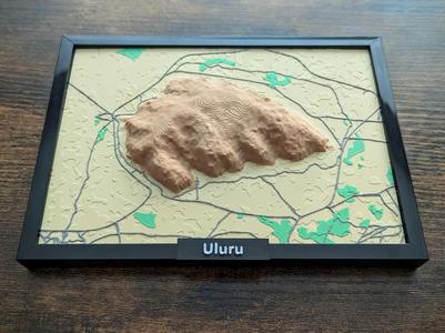 Uluru / Ayers Rock 3D Miniature