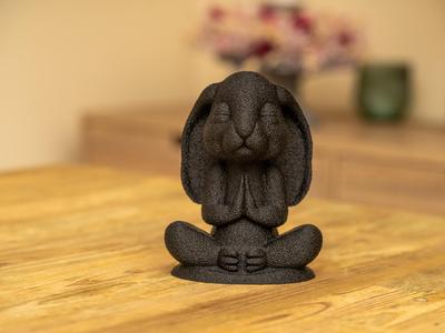 +++ Fluffy Meditating Easter Bunny +++