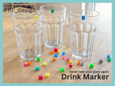 Drink Maker - Glass Clip - Ultra Fast Print