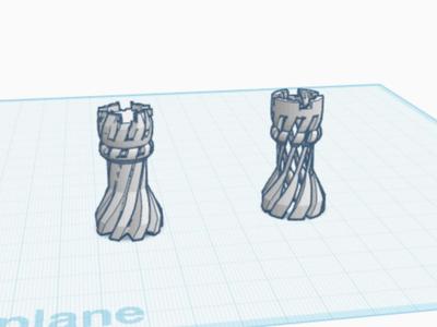 Passthrough chess rook