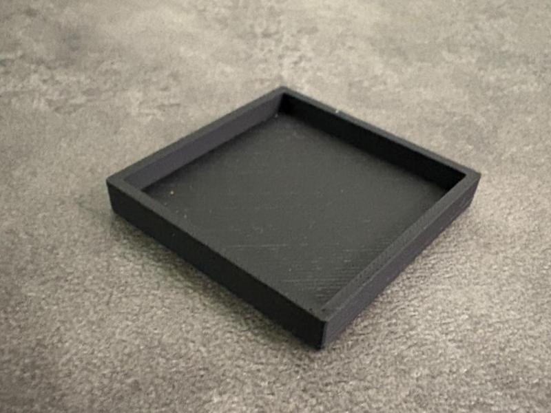 Square flower pot base 44 x 44 mm