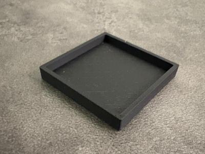 Square flower pot base 44 x 44 mm