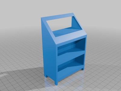 Miniature Curio Case for Doll Houses, Books Nooks, or Anywhere A Tiny Display Case is Needed