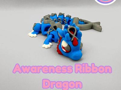 Awareness Ribbon Dragon Flexi