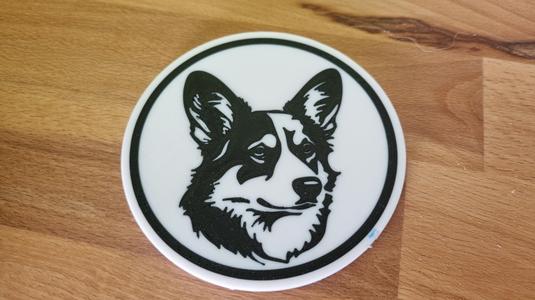 Pembroke Welsh Corgi coaster