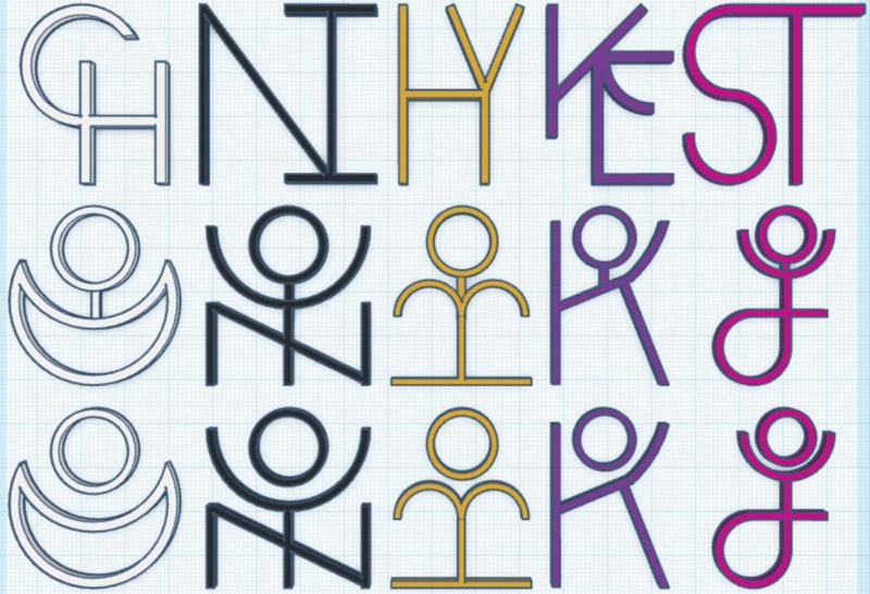 Plutonian Lunar Symbols