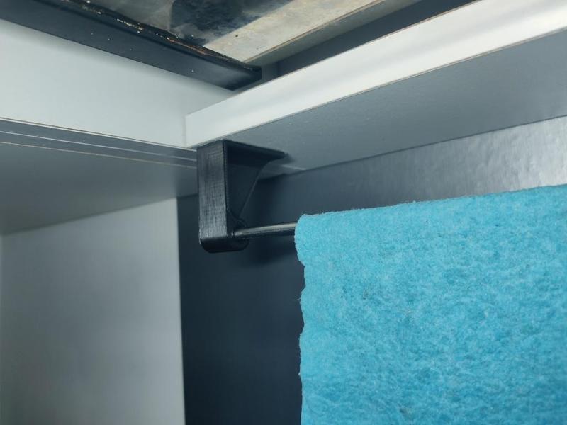 Kitchen cloth holder - 6mm rod