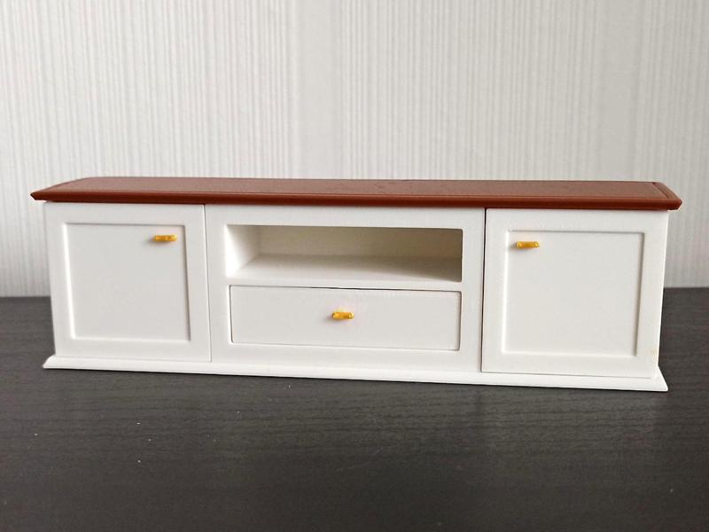 Miniature Lowboard for dollhouse, scale 1:12