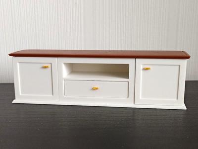 Miniature Lowboard for dollhouse, scale 1:12