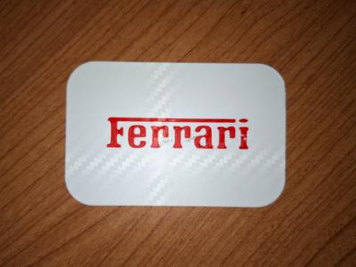 Carbon Fiber Ferrari Key Card