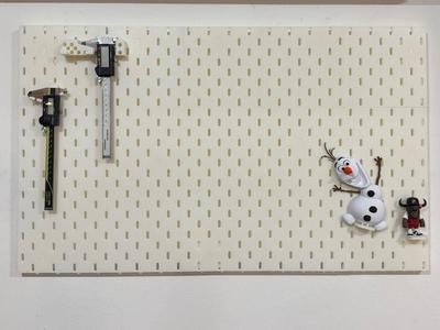 No Nails Needed Ikea Pegboard