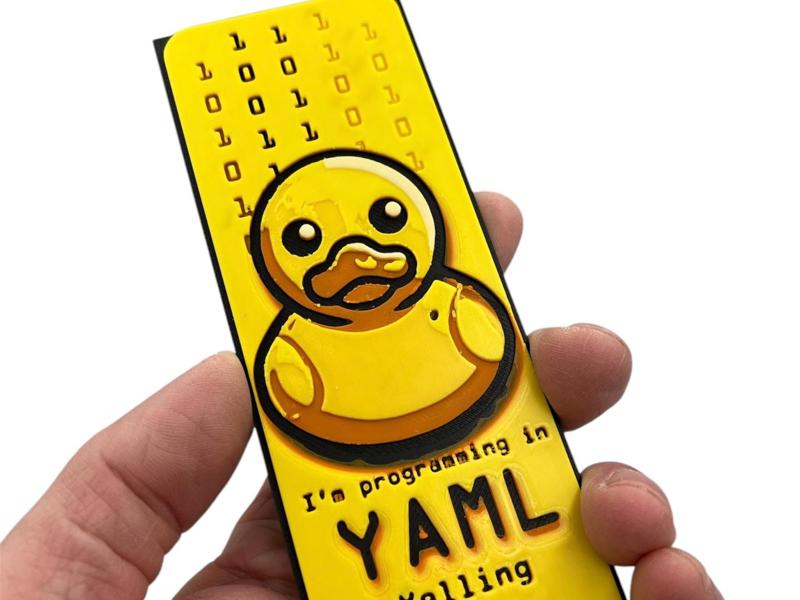 Bookmark Yelling My Laptop, rubber duck