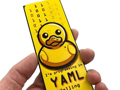 Bookmark Yelling My Laptop, rubber duck