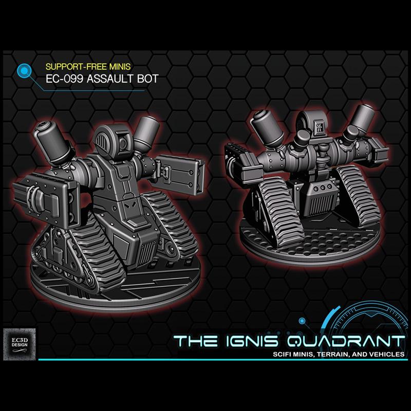 Sci-fi Assault Bot [Support-Free]