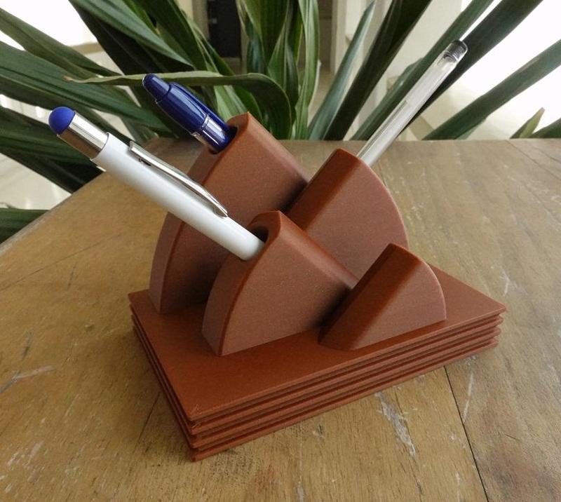 Art Deco Pen Holder