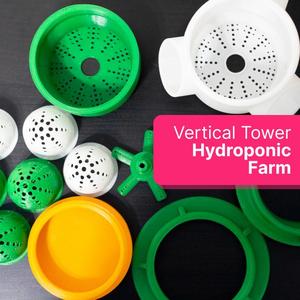 Modular Vertical Hydroponic Farm Tower