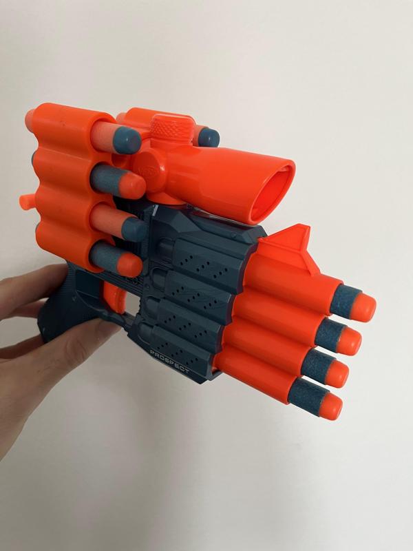 Nerf Prospect Elite 2.0 8×Dart Holder on Scope