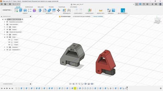 Cliker pour extension de viseur
