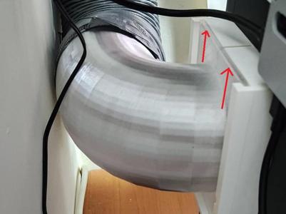 Exhaust Pipe for bambu P1S - Slide removal