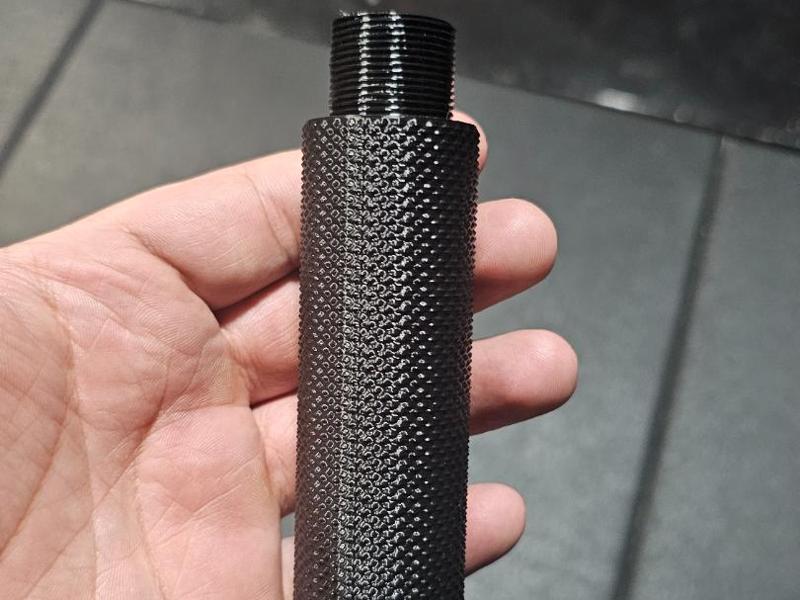 32mm x 4in long knurled handle for transformer bar