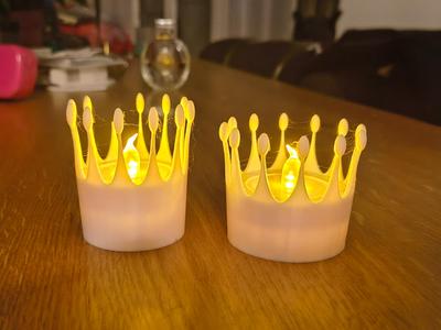 King & Queen Tealight Holders