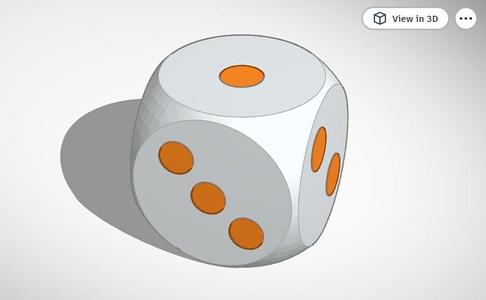 Multicolor Game Dice