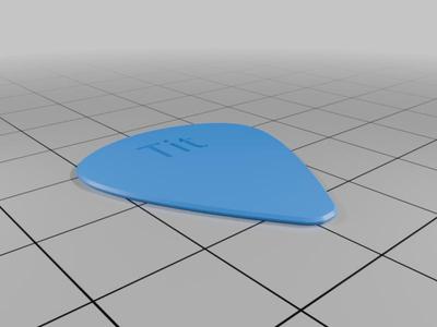 Guitar Pick Tit