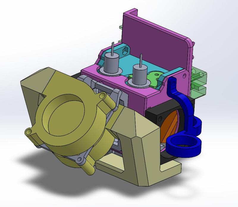K8 : An Anet A8 / AM8 / Prusa i3 dual extruder